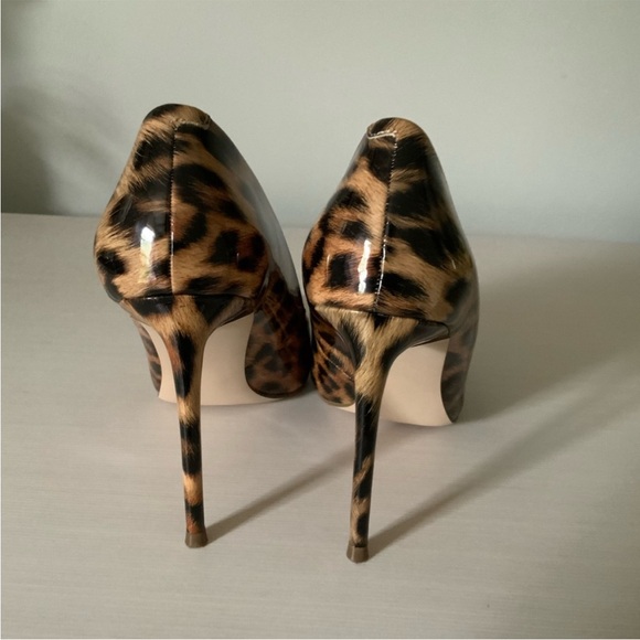 Leopard Print Daisie stiletto heels - Picture 2 of 5